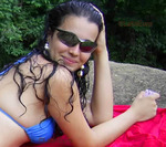 happy Brazil girl  from  B2837