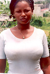good-looking Ivory Coast girl  from Abidjan N3786