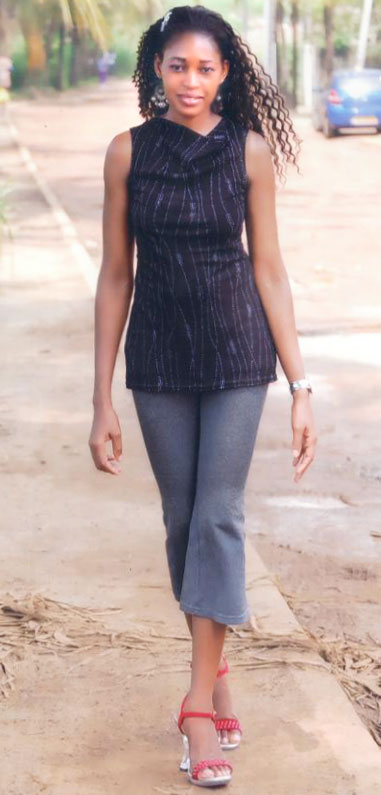 Date this lovely Gabon girl Hortense from Libreville GA10