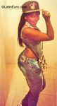 athletic Dominican Republic girl Crisy from Santo Domingo DO23089