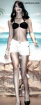 attractive Dominican Republic girl Yenifrie from Moca DO25615